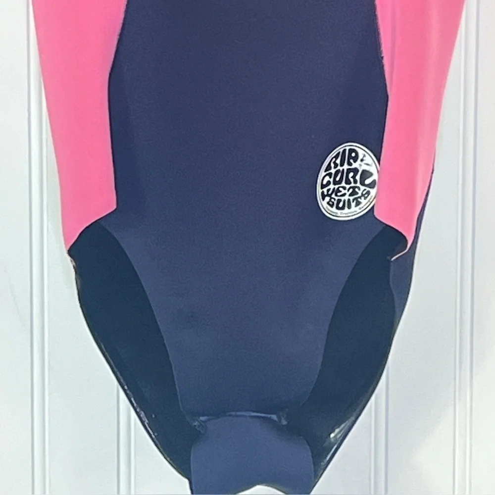 Rip Curl G Bomb 1mm Sleeveless Cheeky Shorty Wetsuit Size 6 Navy Pink